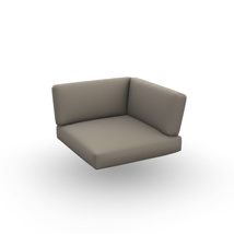 Lounge Cushion Seat + Back Corner Exteria Quadro Nature 