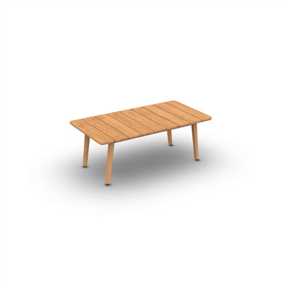 Ritz Teak Coffee Table Wood Teak Wood 114X60