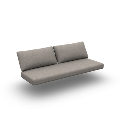 Kapra Cushion 2,5-Seat Mono + Back Single Sunbrella Natte Nature Grey 
