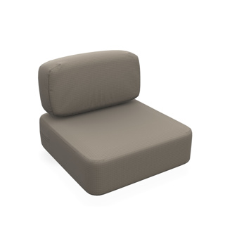 Durbuy Cushion 1-Seat + Back Single Exteria Quadro Nature 