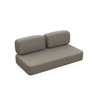 Durbuy Cushion 2-Seat Mono + Back Single Exteria Quadro Nature 
