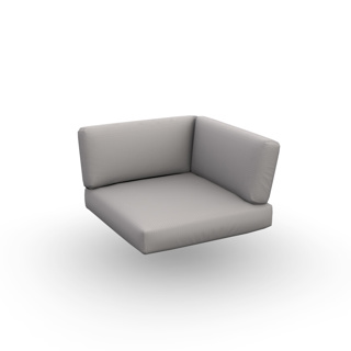 Lounge Cushion Seat + Back Corner Exteria Melo Beige 