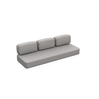 Durbuy Cushion 3-Seat Mono + Back Single Exteria Melo Beige 