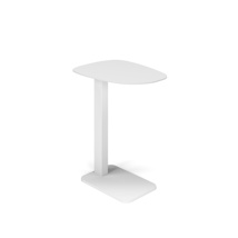 Tucino Coffee Table Alu White Mat Aluminium Plate White Mat 40X30X50 