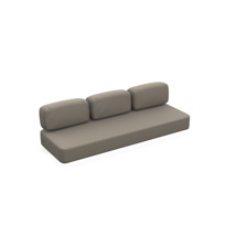 Durbuy Cushion 3-Seat Mono + Back Single Exteria Quadro Nature 