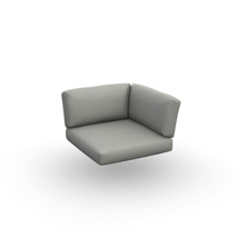 Arbon Cushion Seat + Back Corner Sunbrella Mezzo Mist 