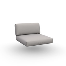 Lounge Cushion Seat + Back Single Exteria Melo Beige 