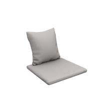 Ritz Teak Seat + Back Cushion In 1 Piece Exteria Melo Beige 