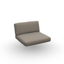 Arbon Cushion Seat + Back Single Exteria Quadro Nature 