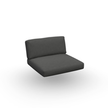 Arbon Cushion Seat + Back Single Sunbrella Mezzo Thunder 