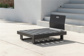 Fano Lounge Base 1-Seat Alu Charcoal Mat