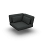 Lounge Cushion Seat + Back + Deco Corner Sunbrella Sooty