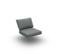 Kapra Cushion 1-Seat + Back Single Exteria Quadro Smoke 