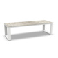 Linate Dining Table Alu White Mat HPL Grigio Granite/Nero Granite Switch 280X100