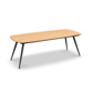 Amazone Dining Table Alu Charcoal Mat Teak Wood 220X100