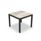 Lugo Dining Table Alu Charcoal Mat HPL Grigio Granite/Nero Granite Switch 90X90