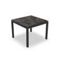 Lugo Dining Table Alu Charcoal Mat HPL Grigio Granite/Nero Granite Switch 100X100