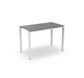 Arolla Bar Table Alu White Mat Ceramic Cement Grey 160X90